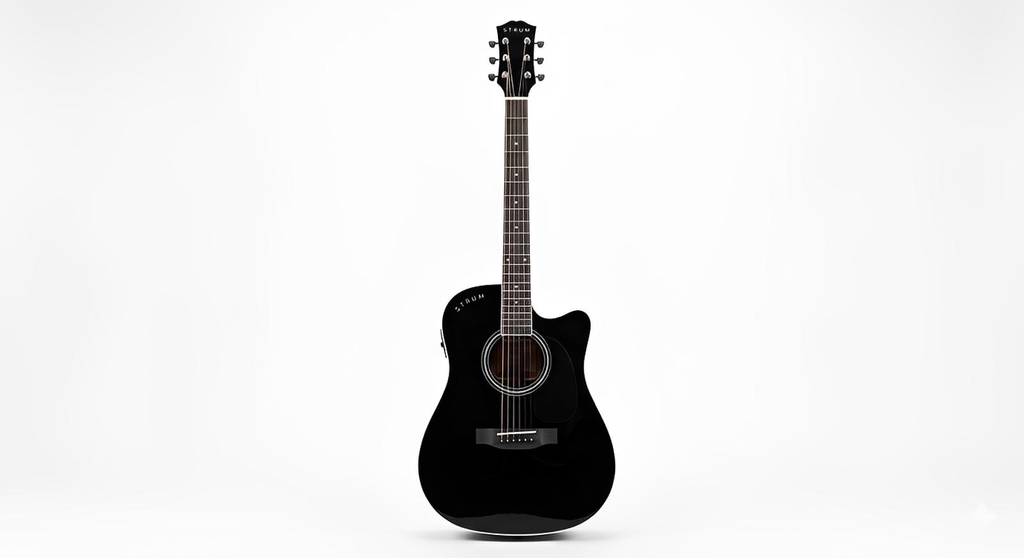 Acoustic Guitar: Black