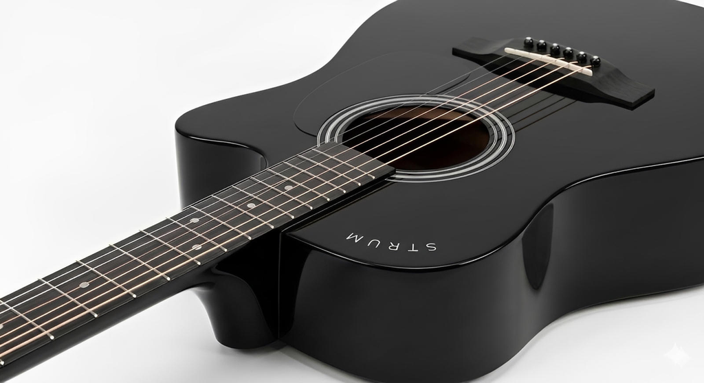 Acoustic Guitar: Black